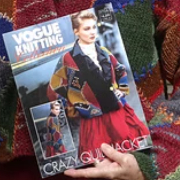 Handmade Vintage Raverly #11 Crazy Quilt Patchwork Crochet Pattern - Picture 7 of 12